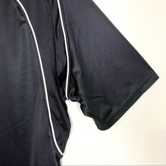 Nike Black Dri-fit Short Sleeve Training Shirt Vintage Men’s Size: Medium - Picture 3 of 5